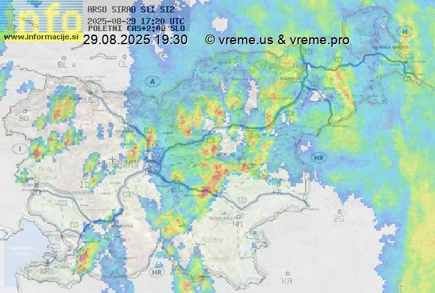 Radarska karta padavin