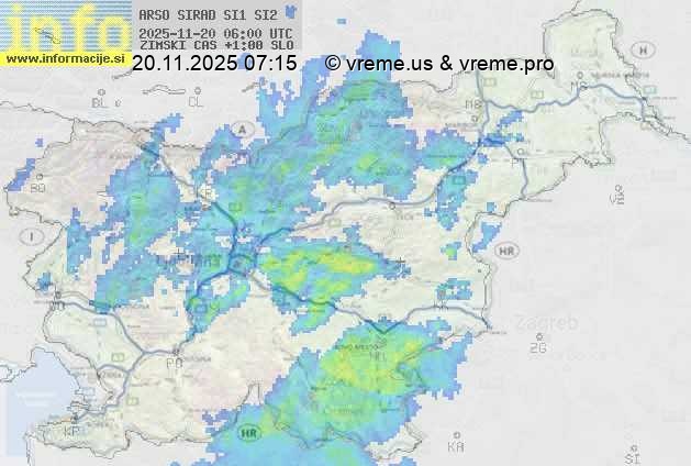 Radarska karta padavin