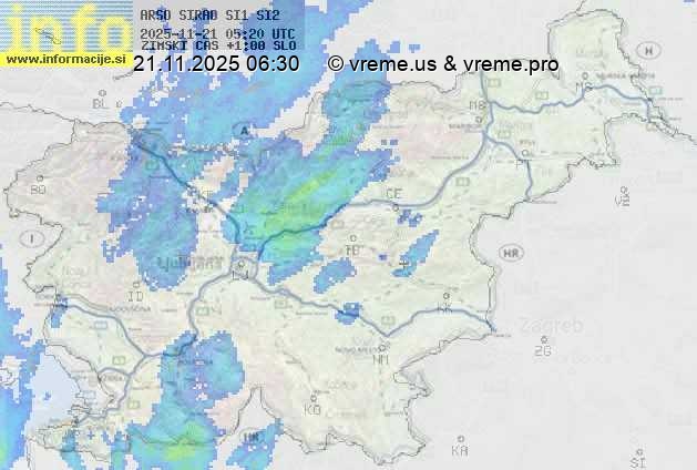 Radarska karta padavin