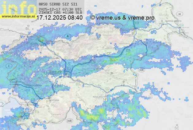 Radarska karta padavin