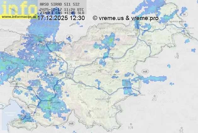 Radarska karta padavin