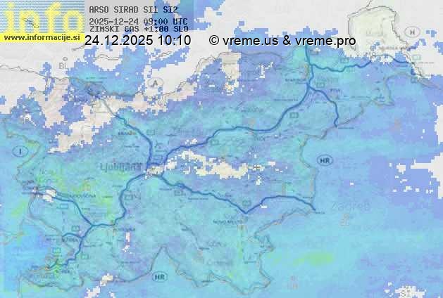 Radarska karta padavin