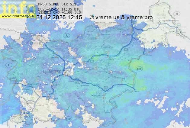 Radarska karta padavin