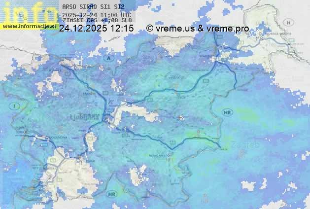 Radarska karta padavin