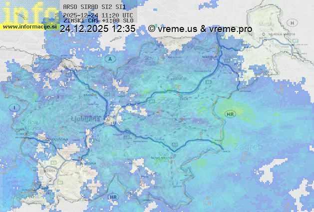 Radarska karta padavin