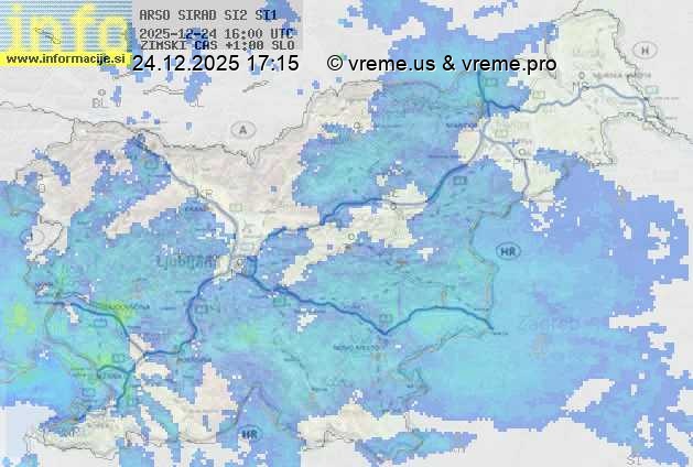 Radarska karta padavin