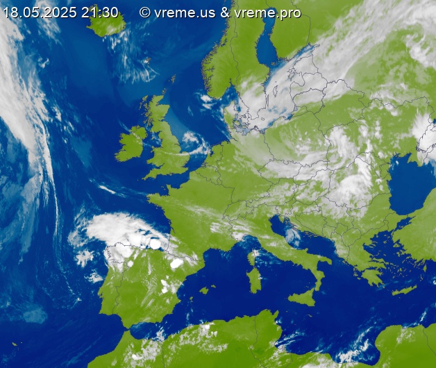 Oblačnost Evropa