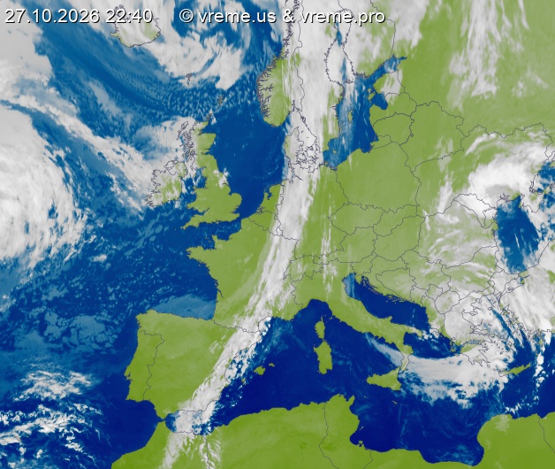 Oblačnost Evropa