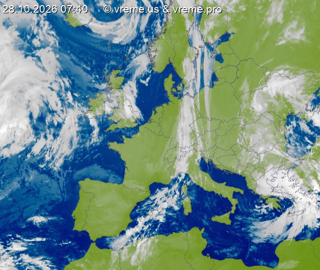 Oblačnost Evropa