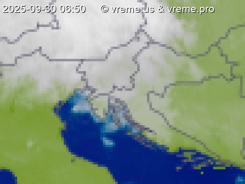 Oblačnost Slovenija