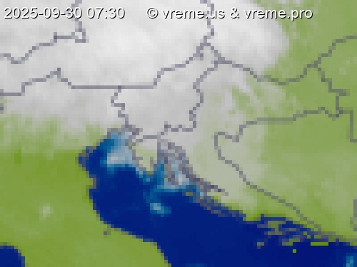 Oblačnost Slovenija