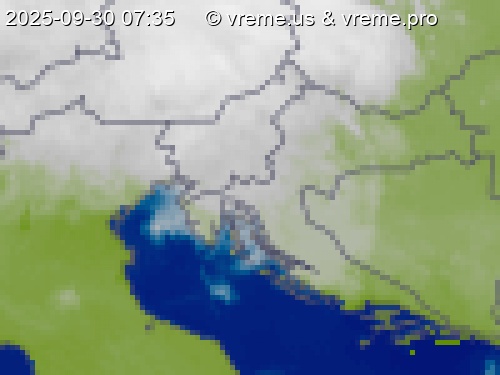 Oblačnost Slovenija
