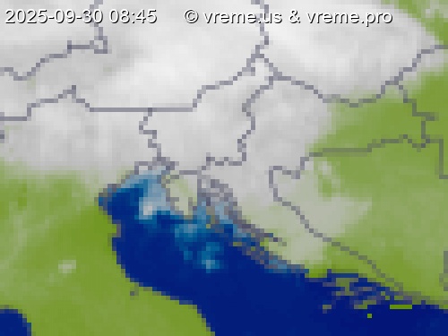 Oblačnost Slovenija
