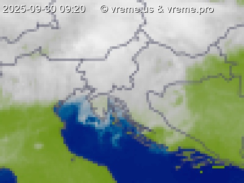Oblačnost Slovenija