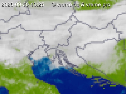 Oblačnost Slovenija