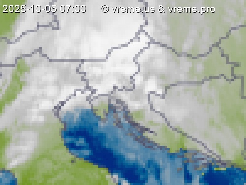 Oblačnost Slovenija