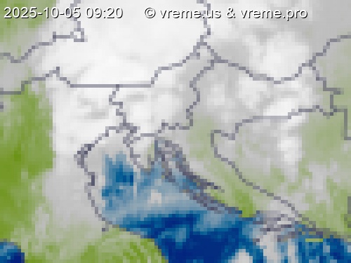 Oblačnost Slovenija