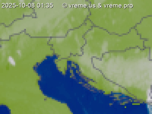 Oblačnost Slovenija