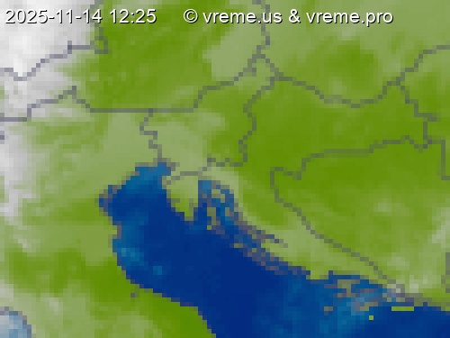 Oblačnost Slovenija